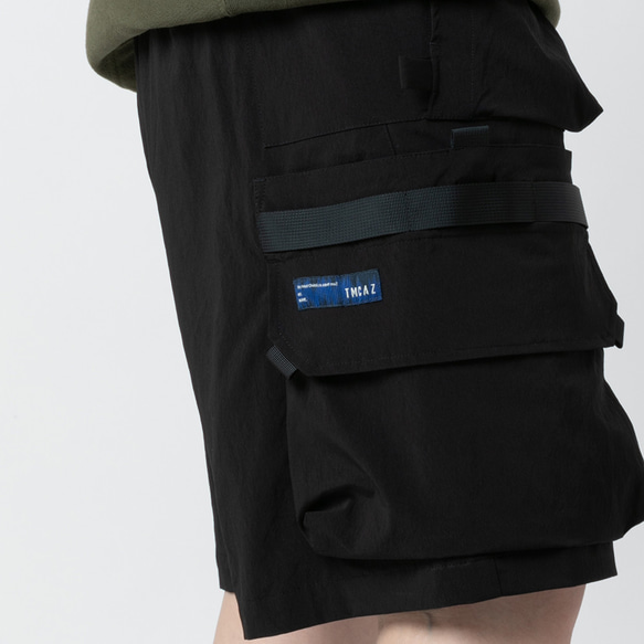 TMCAZ 3D Pocket Utility Shorts [ブラック] アウトドア 立体マルチポケット ショーツ マウンテン 5枚目の画像
