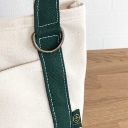 《受注製作》osanpo bag" kinari × green 母の日プレゼントにおすすめ 5枚目の画像