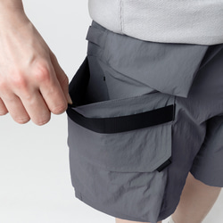 TMCAZ 3D Pocket Utility Shorts [グレー] アウトドア 立体マルチポケット ショーツ マウンテンス 8枚目の画像