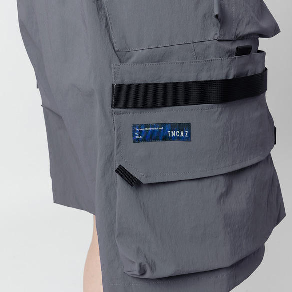 TMCAZ 3D Pocket Utility Shorts [グレー] アウトドア 立体マルチポケット ショーツ マウンテンス 7枚目の画像