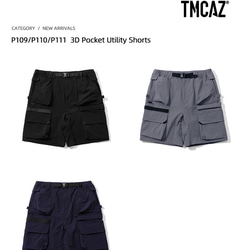 TMCAZ 3D Pocket Utility Shorts[灰色]戶外立體多口袋短褲 山系城市輕機能風 第16張的照片