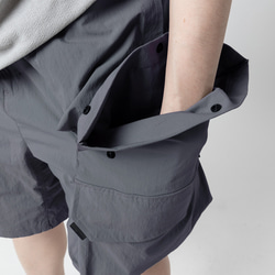 TMCAZ 3D Pocket Utility Shorts [グレー] アウトドア 立体マルチポケット ショーツ マウンテンス 6枚目の画像