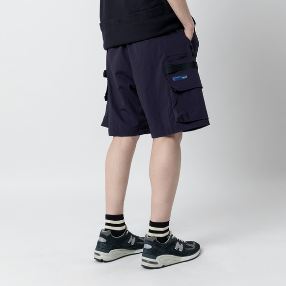 TMCAZ 3D Pocket Utility Shorts[深藍色]戶外立體多口袋短褲 山系城市輕機能風 第4張的照片