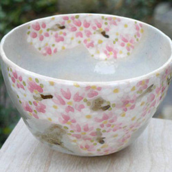 ◆商品番号　5168　抹茶茶碗　花の雲　瑞光 3枚目の画像