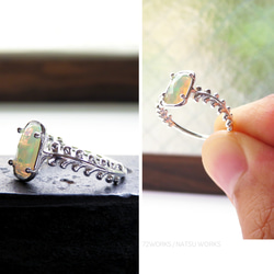 オパールリング / Botanical Opal Ring [] 5枚目の画像