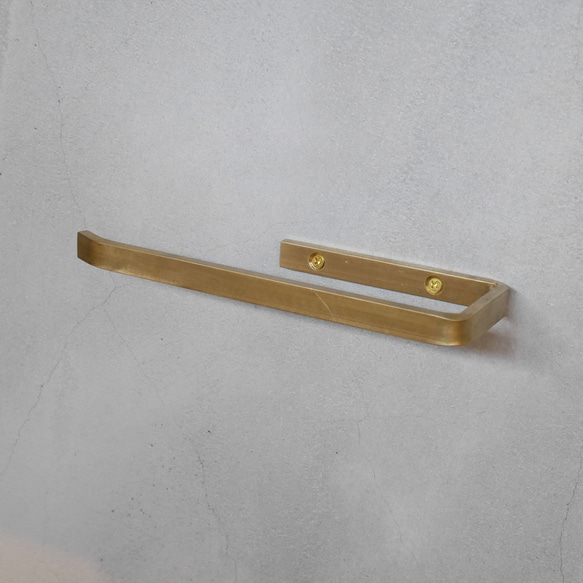 ＼送料無料／[Brass Multi Hook]日本製 タオルハンガー 真鍮 傘掛け ペーパーホルダー‐81_b‐ 3枚目の画像