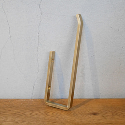 ＼送料無料／[Brass Multi Hook]日本製 タオルハンガー 真鍮 傘掛け ペーパーホルダー‐81_b‐ 7枚目の画像