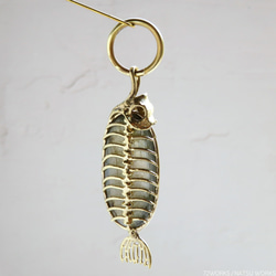 ラブラドライト フィッシュ チャーム / Labradorite Fish charms 5枚目の画像