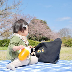 名入れ　出産祝い　トートバッグ　マザーズバッグ　保育園バッグ　オシャレ 2枚目の画像