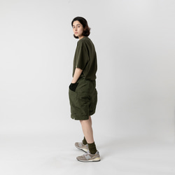 TMCAZ Utility Shorts[軍綠色]戶外双侧立体口袋短裤 山系城市輕機能風 第9張的照片