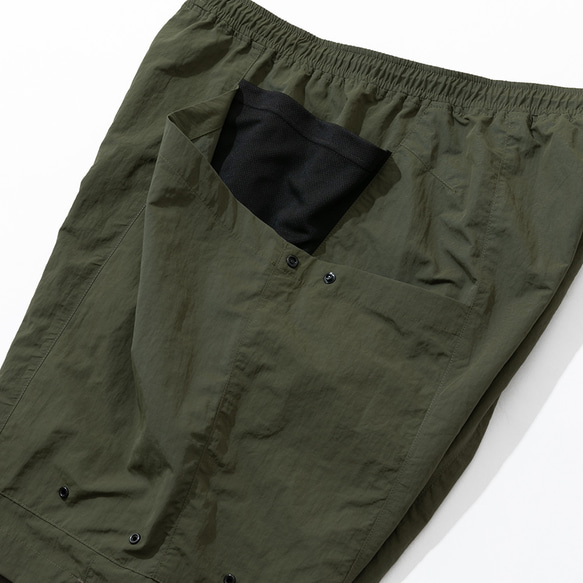 TMCAZ Utility Shorts[軍綠色]戶外双侧立体口袋短裤 山系城市輕機能風 第17張的照片