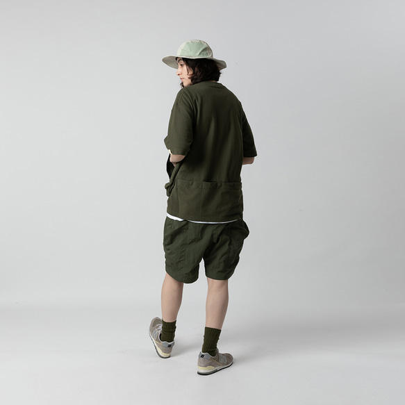 TMCAZ Utility Shorts[軍綠色]戶外双侧立体口袋短裤 山系城市輕機能風 第13張的照片