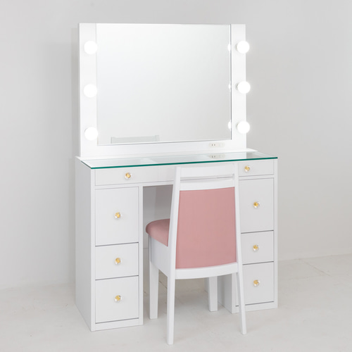 ①大阪市配送無料 エレガント ドレッサー3点セット ドレッサー 女優  