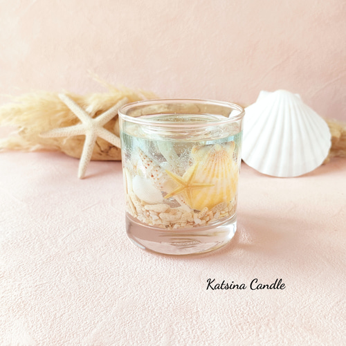 ハワイ精油 / 海のキャンドルホルダー / ～ lani kai ～ キャンドル