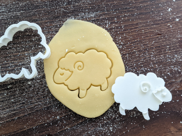 ひつじsheep　クッキーカッター/クッキー型 2枚目の画像