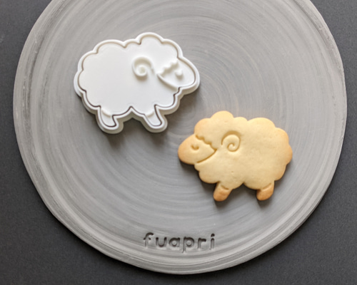 ひつじsheep クッキーカッター/クッキー型 クッキー型 fuapri 通販