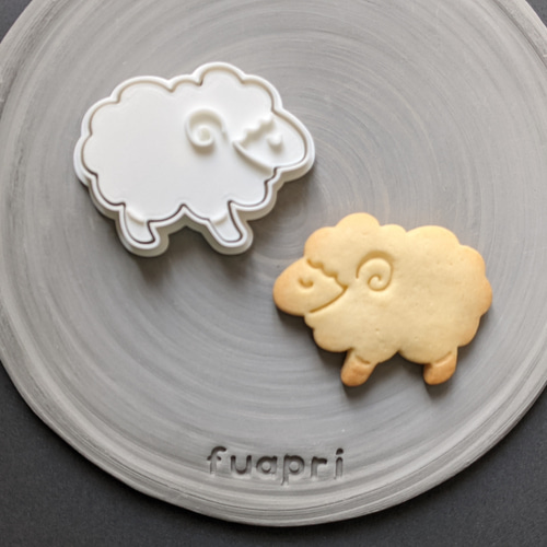 ひつじsheep クッキーカッター/クッキー型 クッキー型 fuapri 通販