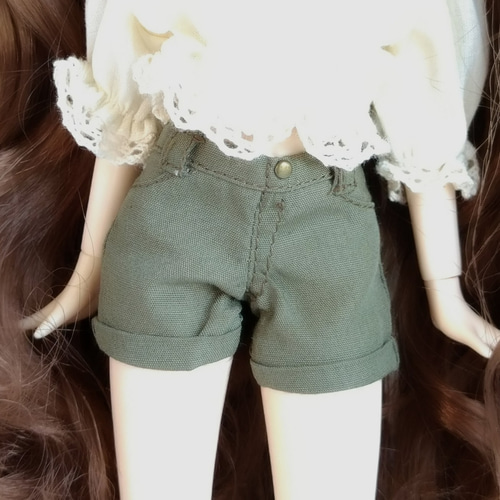 ドール用　衣装(サップグリーン)　アウトフィット　1/4サイズ　ハンドメイド Amazon.co.jp: rakulifey 1/4ドール服 学校制服 人形着せ替え