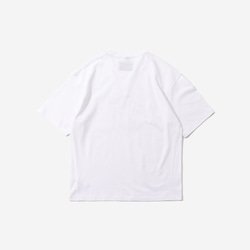 TMCAZ「リラックス」グラフィックTシャツ[ホワイト]特大プリントグラフィック半袖Tシャツ綿100％ 13枚目の画像