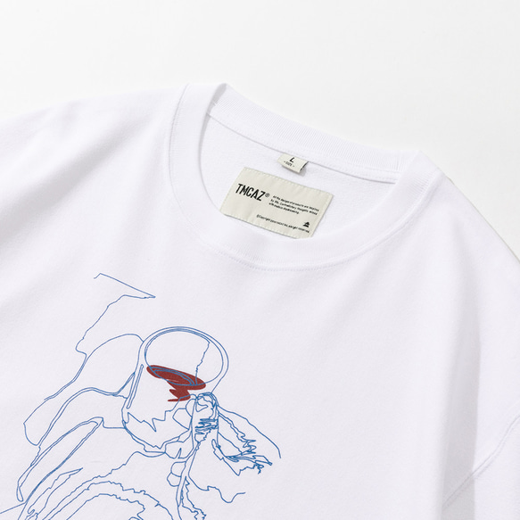 TMCAZ “Relax” Graphic Tee [白色] 廓形印花圖案短袖T恤 100%棉 第15張的照片