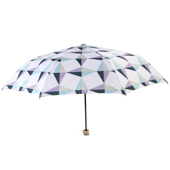 防紫外線折疊傘 kaleido 99.9% 防紫外線 防曬防雨 163456 竹柄陽傘雨傘 第16張的照片