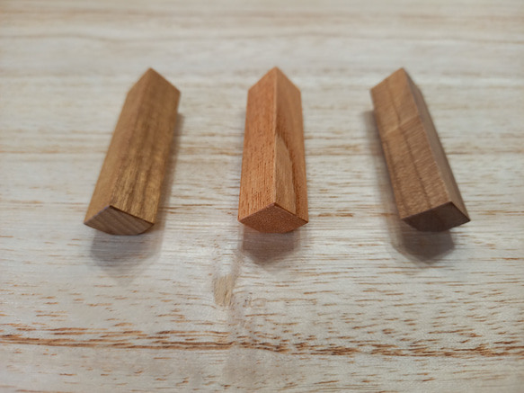 「箸置き」3個セット　人吉球磨の木工職人手づくり 4枚目の画像