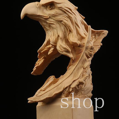 【美品】鳥　鷲　鳶　木彫　天然木　置物　インテリア　工芸品　美術品　A1350 美品】鳥鷲鳶木彫天然木置物インテリア工芸品美術品A1350