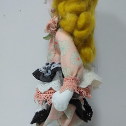 『小さな素敵なレディ』創作人形　オシャレ　プレゼント　アンティークドール風　 6枚目の画像