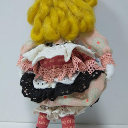 『小さな素敵なレディ』創作人形　オシャレ　プレゼント　アンティークドール風　 9枚目の画像