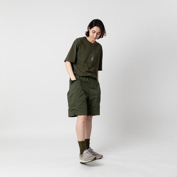 TMCAZ “Relax” Graphic Tee [橄欖綠色] 廓形印花圖案短袖T恤 100%棉 第4張的照片