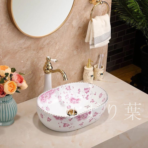 洗面ボウルセット 洗面ボール 陶器 手水鉢 手洗器 手洗い鉢 洗面器