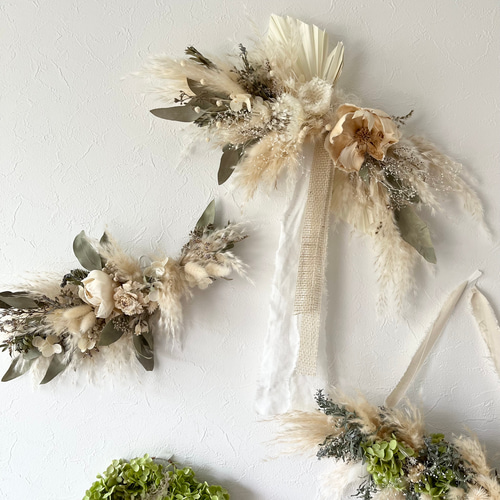 ✳︎new arrival✳︎パンパスグラスのflower object スワッグ pitoiro 