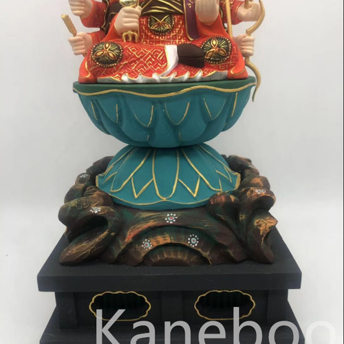 木彫り 仏像 七福神 宇賀八臂弁財天 2点セット 極彩色絵系 彫刻 木彫り 仏像 七福神 宇賀八臂弁財天 2点セット 極彩色絵系 彫刻