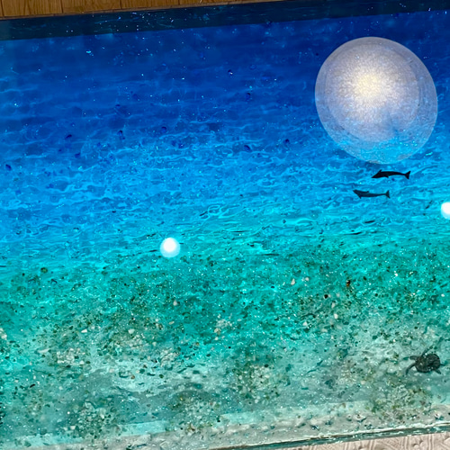 new センターテーブル コーラルリーフ 珊瑚礁の海 波紋 サンゴ new センターテーブル コーラルリーフ 珊瑚礁の海 波紋 サンゴ