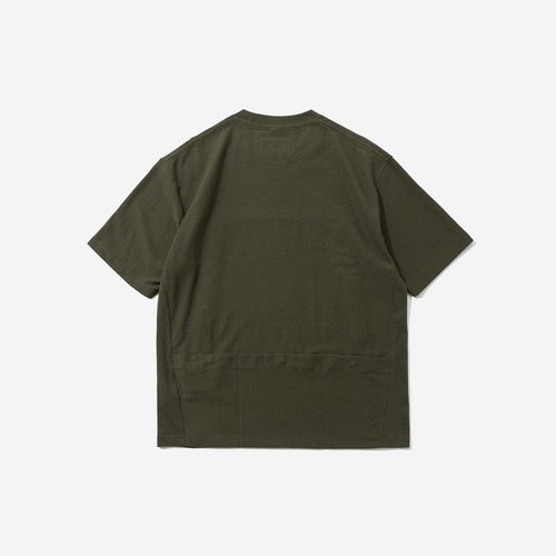 TMCAZ スモックポケットTシャツ [オリーブグリーン] アウトドア