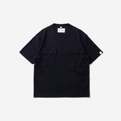 TMCAZ Smock Pocket Tee  [藏青色] 雙層工作口袋短袖T恤 100%棉 第12張的照片