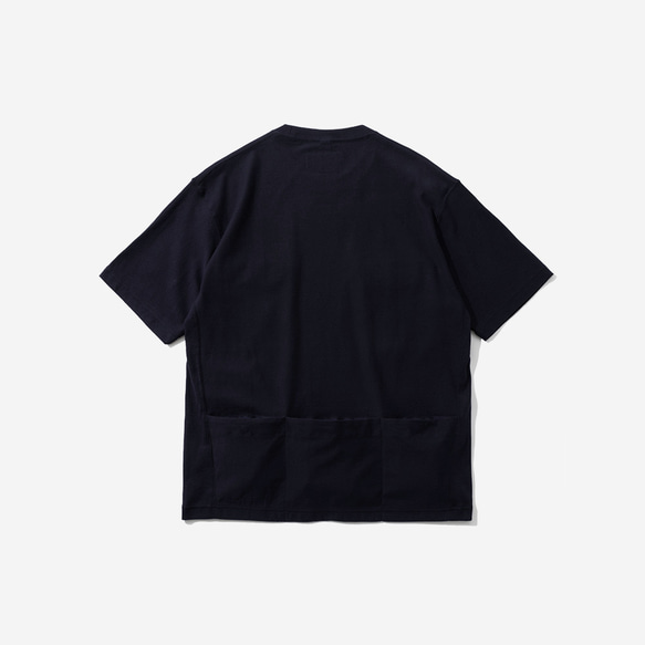 TMCAZ Smock Pocket Tee  [藏青色] 雙層工作口袋短袖T恤 100%棉 第13張的照片