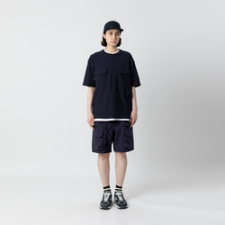 TMCAZ Smock Pocket Tee  [藏青色] 雙層工作口袋短袖T恤 100%棉 第6張的照片