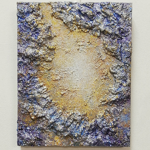 T様ご予約作品 抽象画 原画「STAR GATE」 絵画 チビスケッチアート  