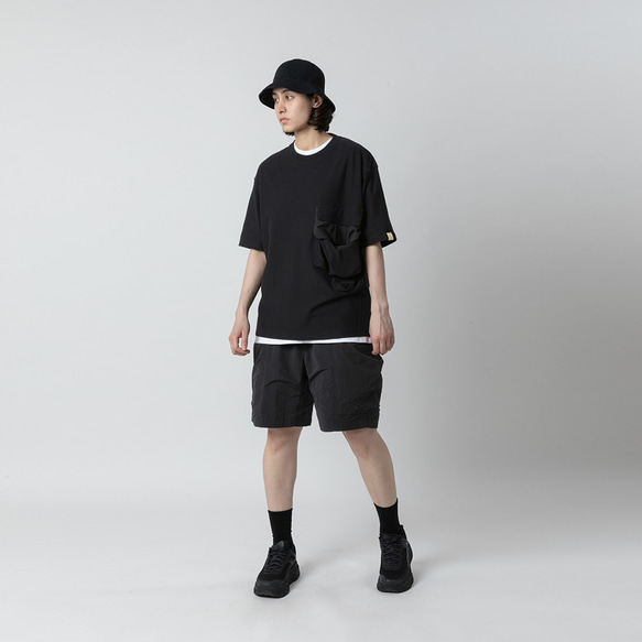 TMCAZ Smock Pocket Tee  [黑色] 立體口袋短袖T恤 100%棉 第8張的照片