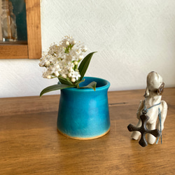 ターコイズブルー 一輪挿し・花瓶・花器 のおすすめ人気通販