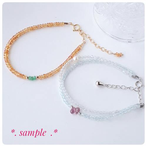 silver925ロジウム＊ ワイヤーブレスレット用 金具セット 金具 