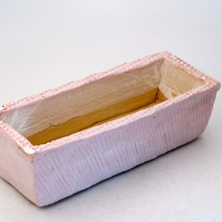 陶器製　多肉植物の欲しがる植木鉢 AEMc-ピンク4071 1枚目の画像