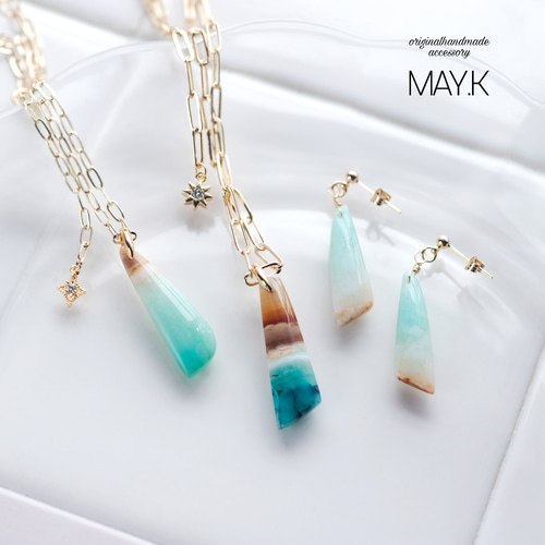 14kgfオパライズドウッドピアス Amazon | 01.選べる オパライズドウッド ピアス インドネシア産