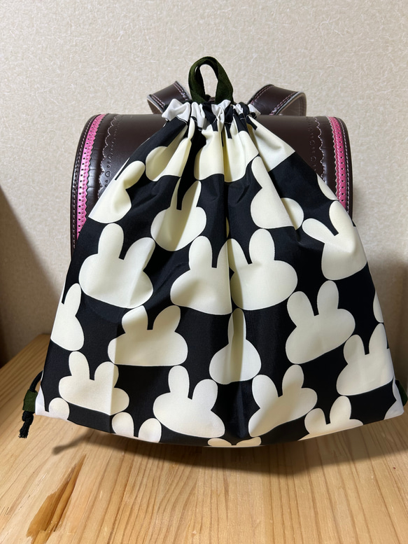むちゃちゃ ねね 巾着 うさぎ（TeteNoua ⌘棚1つ1つが作家さま