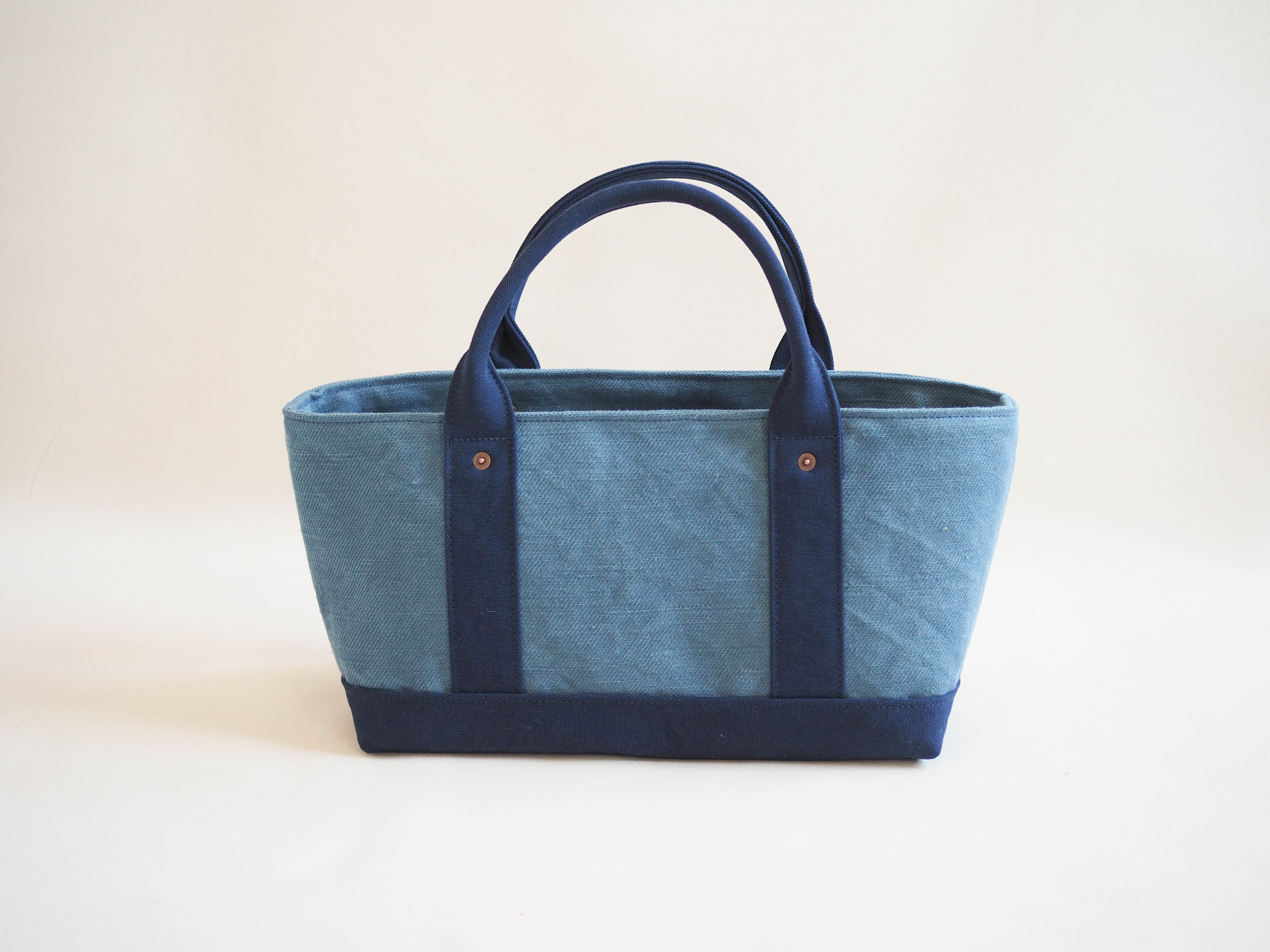 ＊受注制作＊蓋付きしかくトート oblong（色合わせお好み） 5,440円