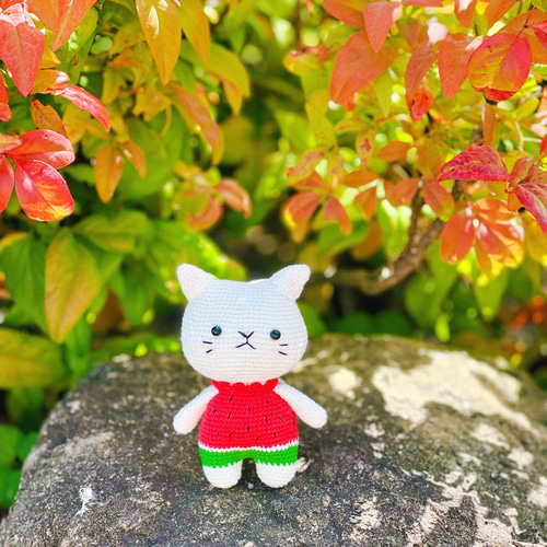 ☆ネズミさんの鍵が可愛いフリル猫ちゃんチャーム☆ チャンバラ猫とネズミ ev13287a ミニチュアアニマル 小さな動物