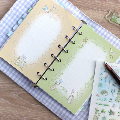 ミニ6穴 レフィル セット】 システム手帳 月間マンスリー・週間