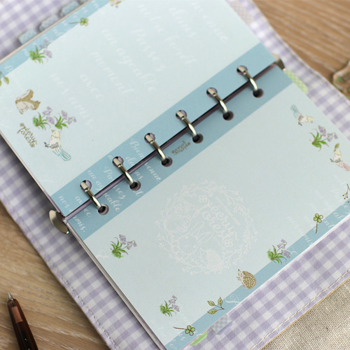 ミニ6穴 レフィル セット】 システム手帳 月間マンスリー・週間