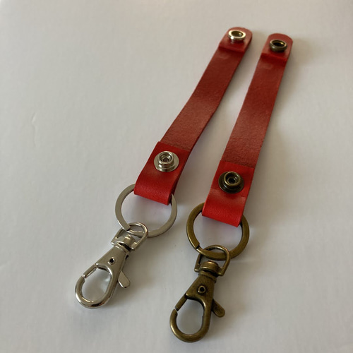 キーホルダー 革（ジャンパーホック仕様） キーリング Four Leaf